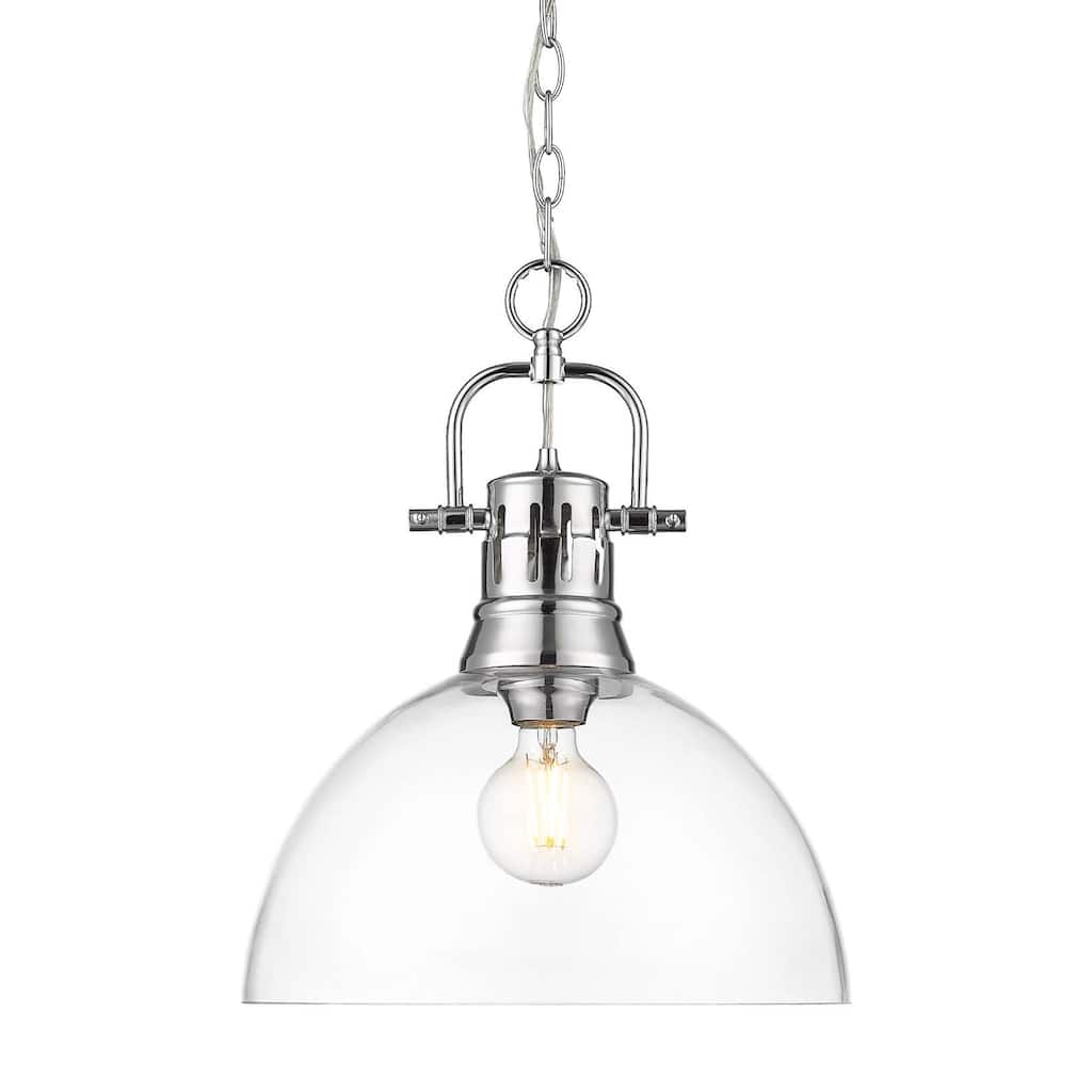 Golden Lighting 3602-L CH Duncan 14" Wide Pendant
