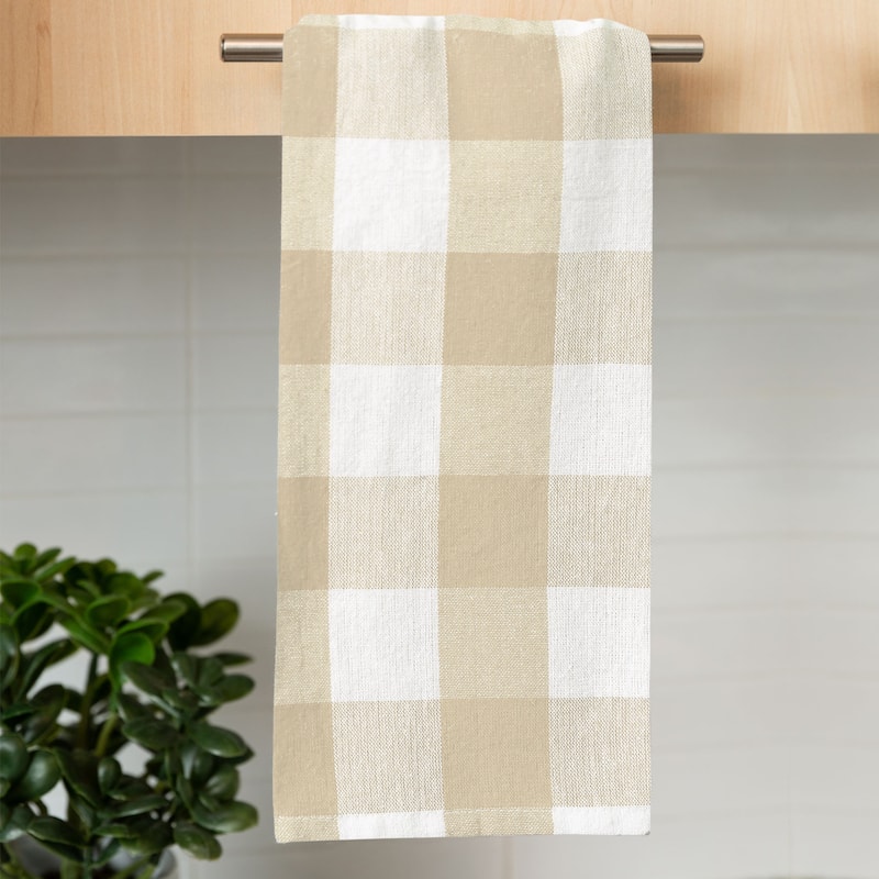 Country Check Kitchen Towel - 18x28