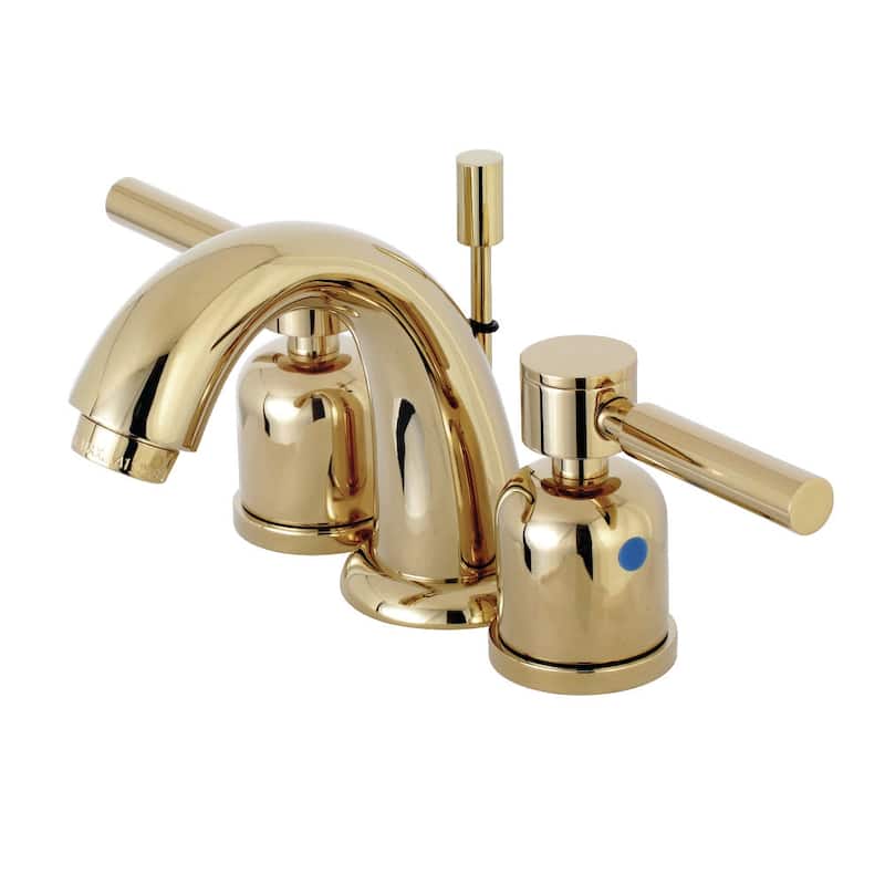Kingston Brass Concord 1.2 GPM Widespread Bathroom Faucet with Metal - Polished Brass