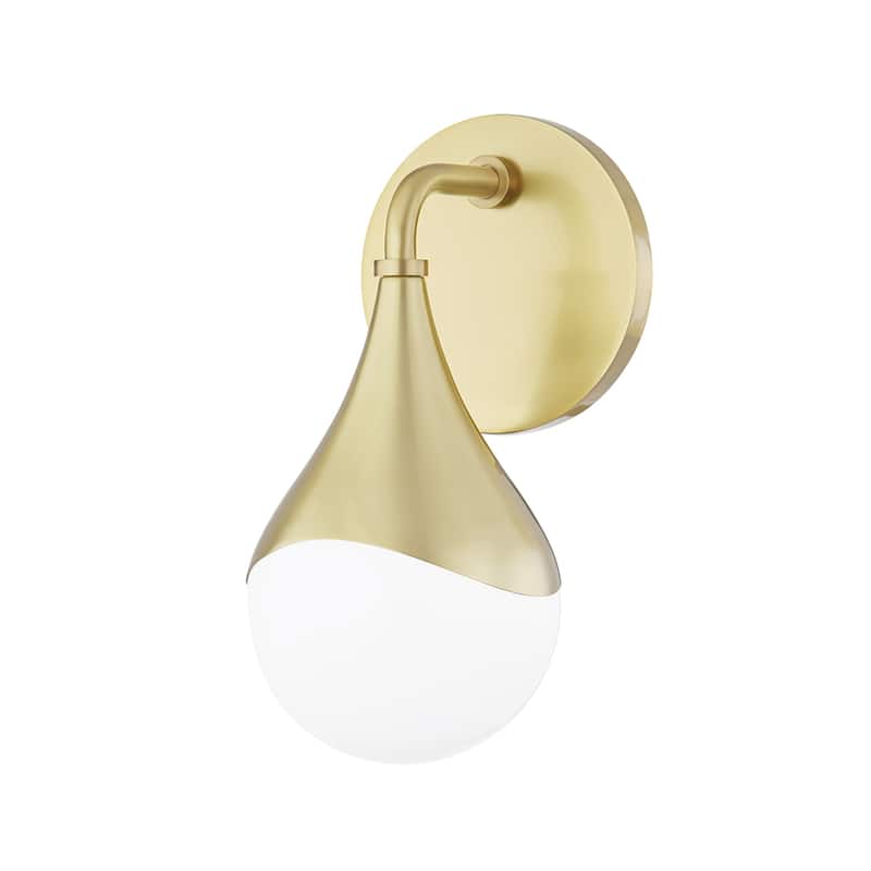 Mitzi by Hudson Valley Ariana LED Bath Bracket with Opal Glossy Glass