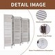 preview thumbnail 17 of 31, 5.6 Ft Tall 4/6/8 Panel Wood Room Divider Folding Privacy Screen