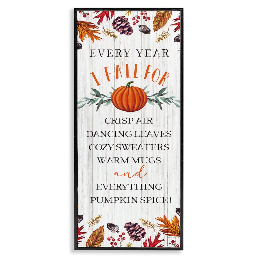 Stupell Every Year Favorite Fall Things Framed Giclee Art Design By Elizabeth Tyndall