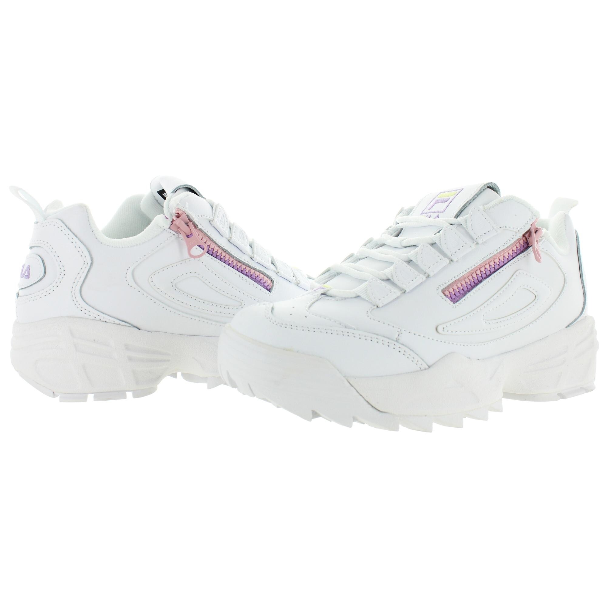 fila white womens trainers