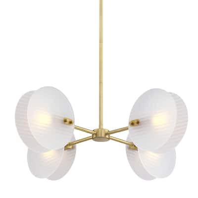 Designers Fountain D311C-4CH Sky Fall 4 Light 28" Wide Chandelier