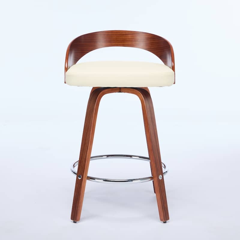 Bar Stools Set Of 2 - Beige