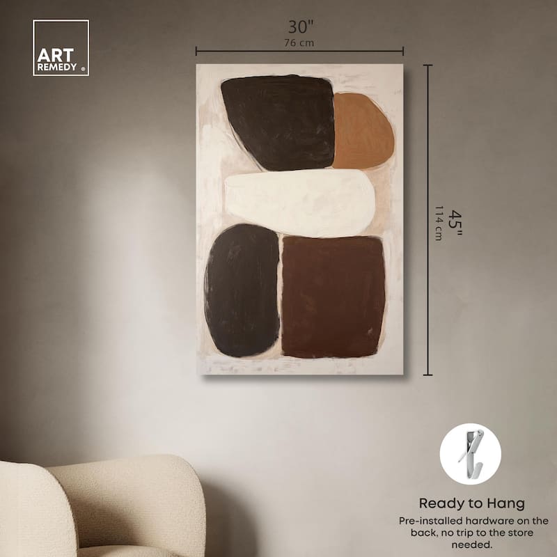 Asymmetrical Balance I Canvas by Art Remedy, Gallery Wrapped