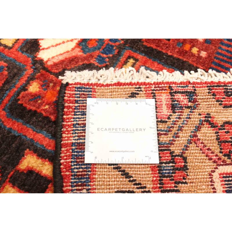 ECARPETGALLERY Hand-knotted Anatolian Dark Brown Wool Rug - 3'2 x 4'4