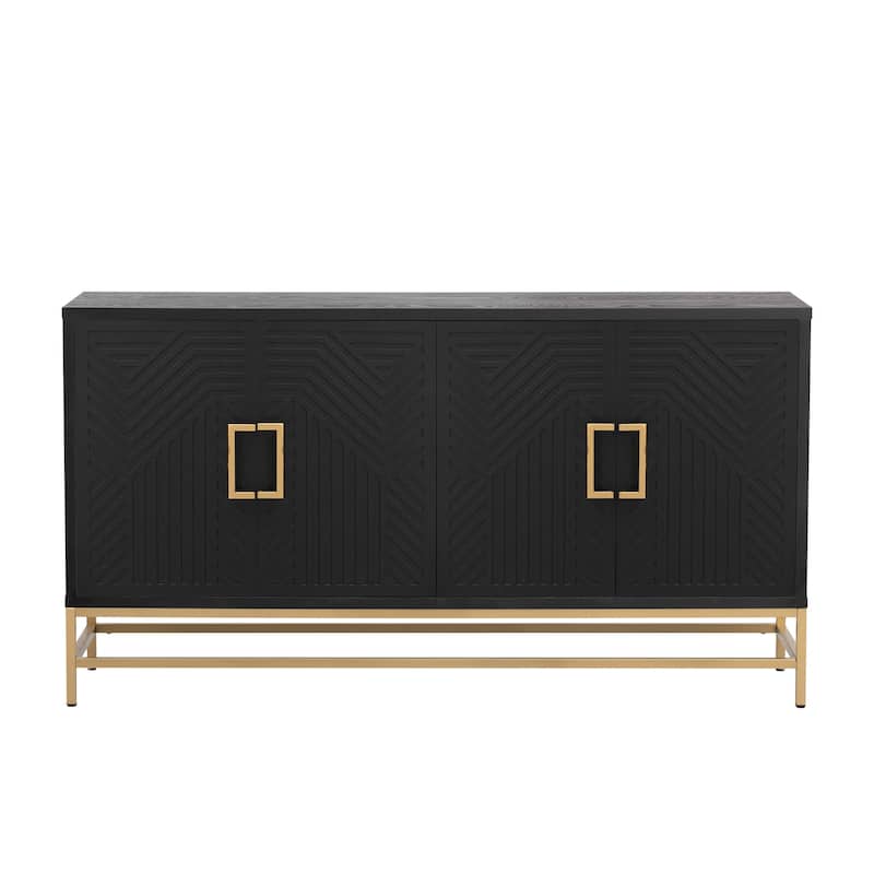 Reto Country Sideboard with Adjustable Shelves by GDFStudio