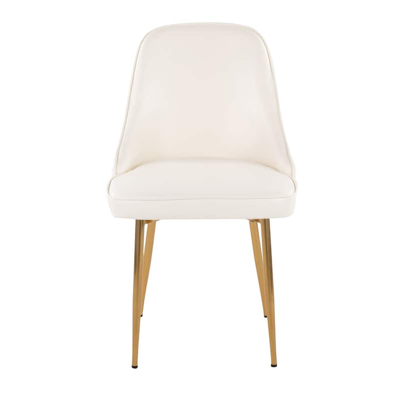 Silver Orchid Naldi Faux Leather Dining Chair - Set of 2
