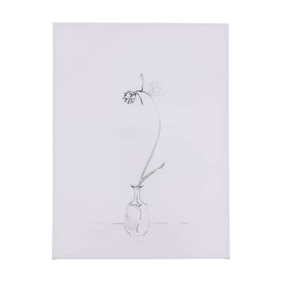 Ikebana Light II (21 x 28) Canvas Art Print