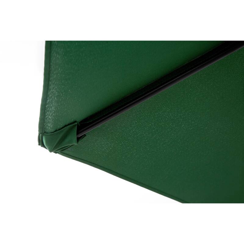 14.8 Ft Double Sided Outdoor Umbrella Rectangular Large with Crank(No Base)