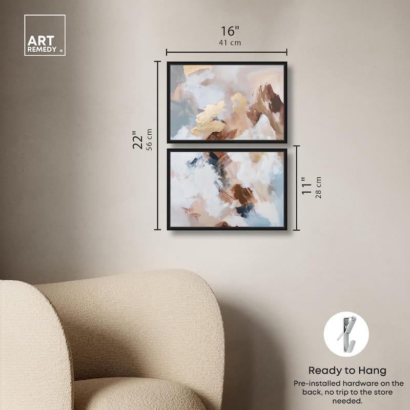 Earth's Palette II Canvas Set of 2 by Art Remedy
