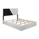 preview thumbnail 3 of 7, Queen Bed with Mirror Nightstand Dresser 4PC Bedroom Set