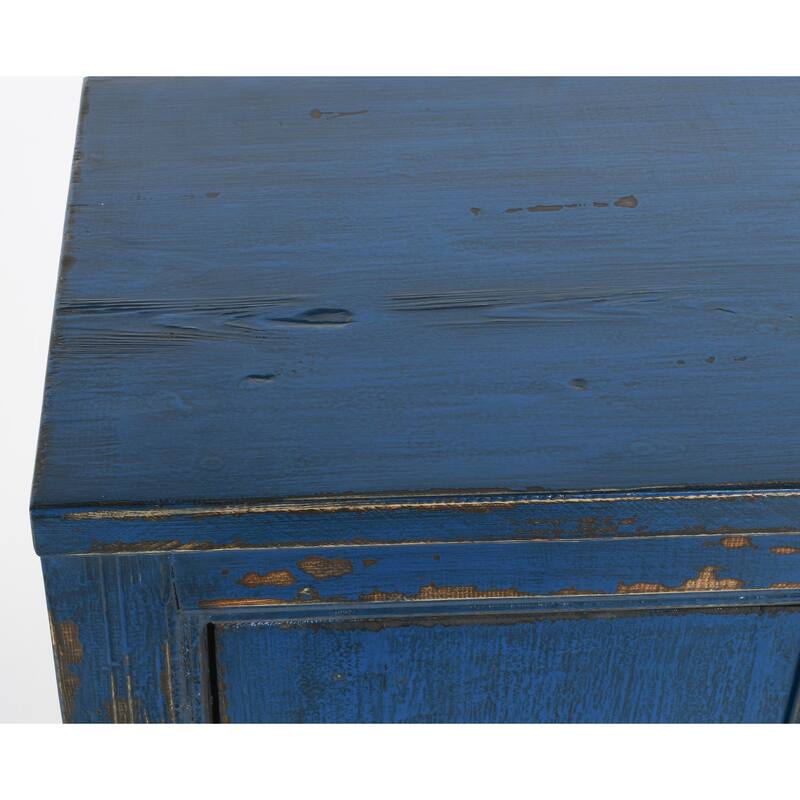 Classic Home Amherst 4-Drawer Reclaimed Pine Wood Sideboard Buffet