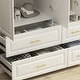 preview thumbnail 8 of 10, Modern Freestanding Wardrobe Armoire Closet High Cabinet Storage White - 93.7"H
