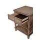 preview thumbnail 2 of 3, Alpine Furniture Potter 1 Drawer Nightstand with 2 Shelves