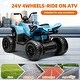 preview thumbnail 3 of 5, Kids Ride on ATV, 24V Battery Powered Kids Electric Vehicle