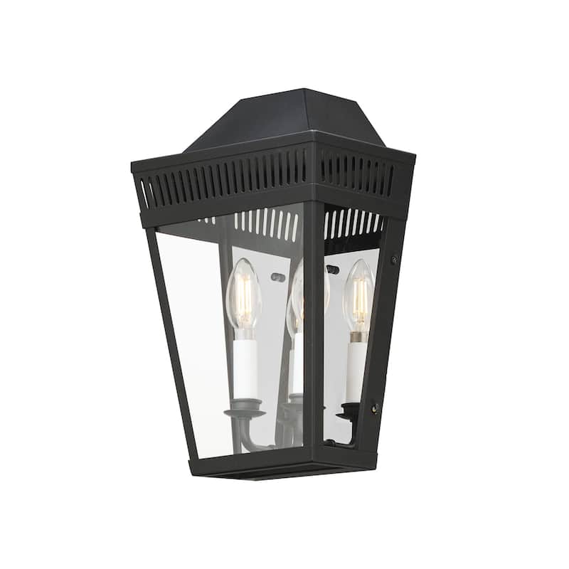 Maxim 30593CL Oxford 2 Light 14" Tall Outdoor Wall Sconce - Black