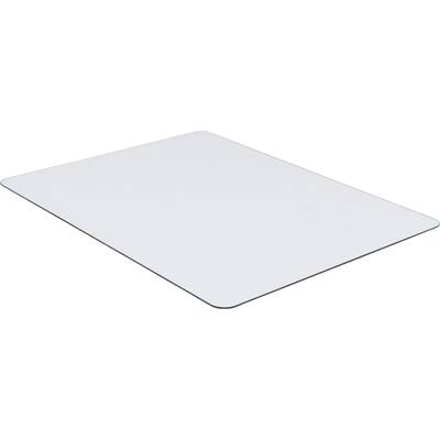 Lorell Tempered Glass Chairmat - Floor, Pile Carpet, Hardwood Floor, Marble - 36" Length x 46" Width x 0.25" Thickness
