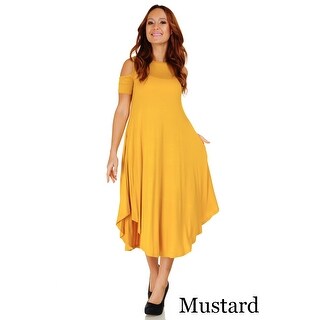 short sleeve mid length dress