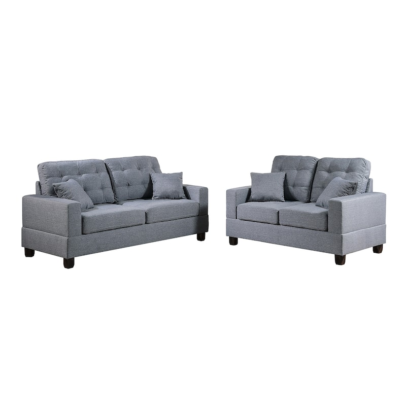 2 Piece Sofa and Loveseat Set