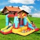 preview thumbnail 8 of 8, 420D 840D Oxford cloth jump surface rocket with fan inflatable castle n001 - 131.10 x 108.27 x 72.83