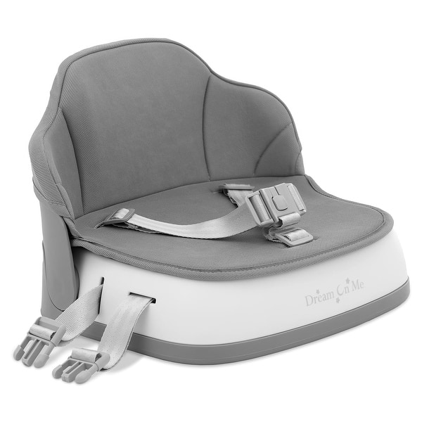 slide 2 of 30, Dream On Me Cozy Pod Booster Seat with Removable Cover Gray