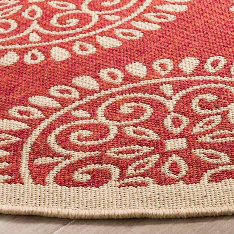 SAFAVIEH Linden Hyrije Indoor/ Outdoor Waterproof Patio Backyard Rug