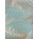 preview thumbnail 18 of 28, Dream Decor Rugs Samantha Coconut Creek Indoor Outdoor Area Rug 2' x 3'7" - Turquoise/Ivory