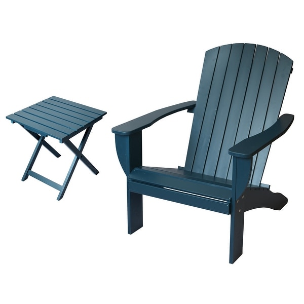 Riverstone Solid Cedar Adirondack Extra Wide Chair with build in
