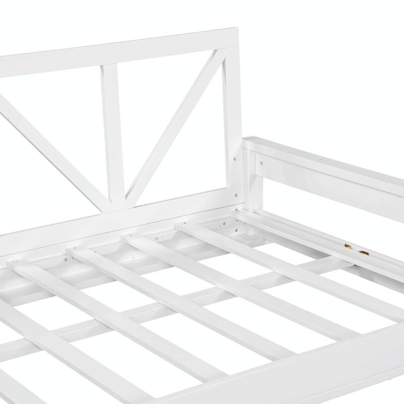 Twin Size Patio Swing Bed Modern Porch Swing Hanging Bed Frame with 16.4ft Hemp Ropes