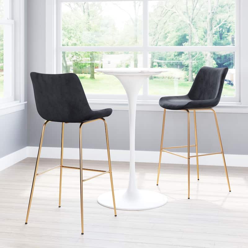 Tony Bar Chair - 21.3" W x 22" D x 43.3" H