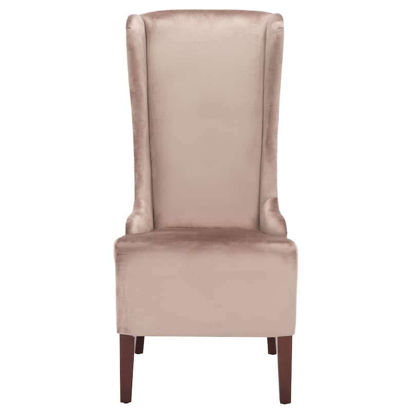 SAFAVIEH Iesha Bacall Velvet Dark Champagne Dining Chair - 24" x 28.3" x 47" - 24"Wx28"Dx47"H