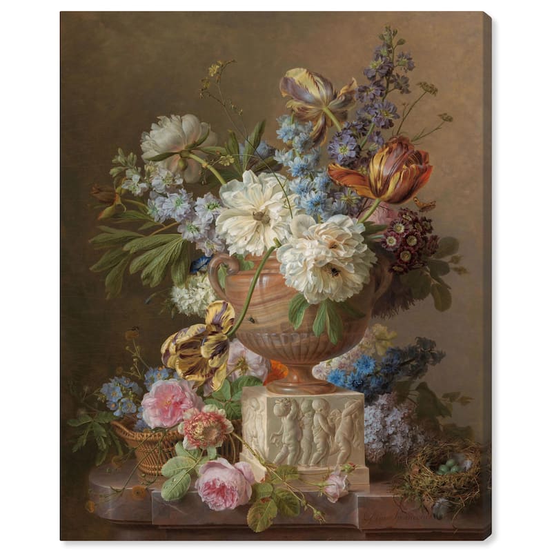 Alabaster Vase 1783 Canvas by Art Remedy, Gallery Wrapped - 24" x 30"