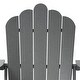 preview thumbnail 29 of 156, Aderson Outdoor Poly Adirondack Chair With Ottoman And Side Table 12-Piece Set