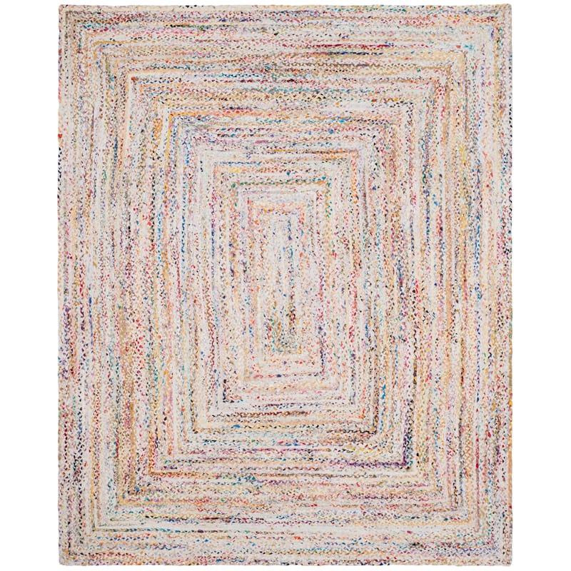 SAFAVIEH Georgine Handmade Nanny Braided Bohemian Cotton Rug