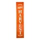 preview thumbnail 16 of 33, Glitzhome Garden Outdoor Wooden Porch Sign Decor Orange "HARVEST"