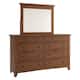 Option Oak Dresser WITH Mirror