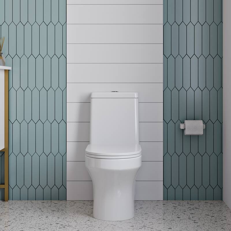 Bron One-Piece Elongated Toilet Dual Vortex Flush 1.1/1.6 gpf