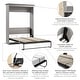 preview thumbnail 19 of 21, Versatile 64W Full Murphy Bed by Bestar
