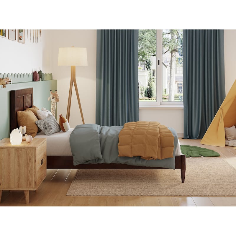 Berkshire Solid Wood Low Profile Platform Bed