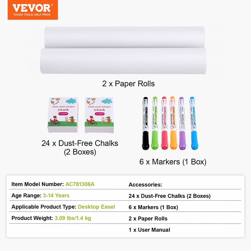 Easel Accessory Set Painting Accessories for Toddlers Boys and Girls