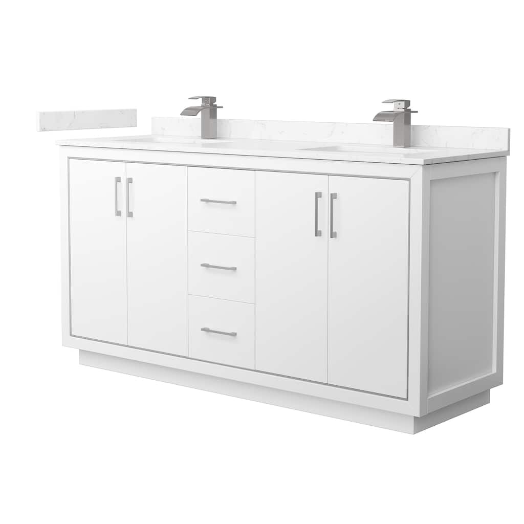 Wyndham Collection WCF1111-66D-VCA-MXX Icon 66" Free Standing Double