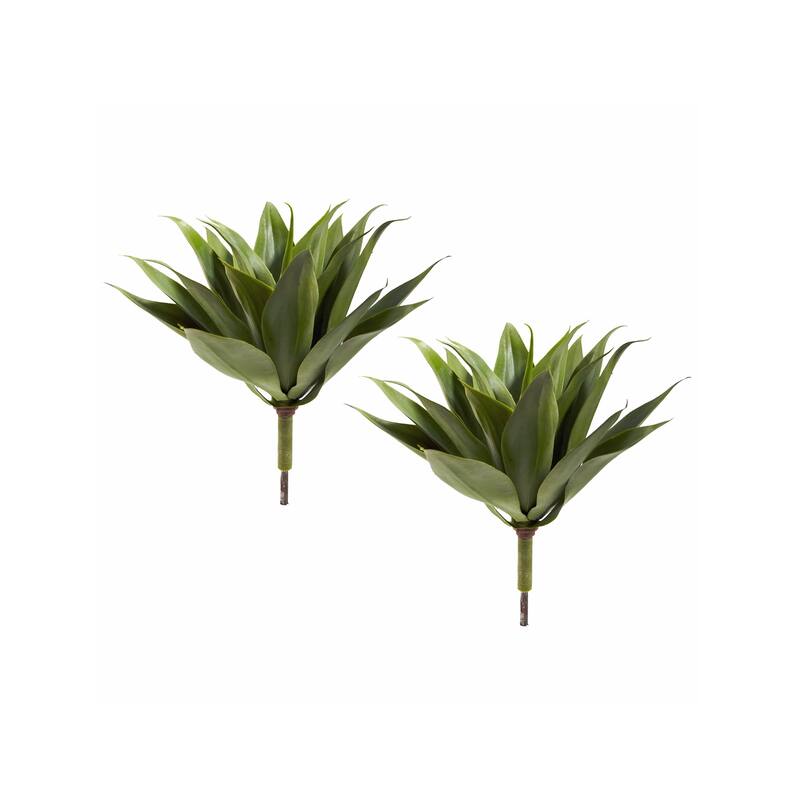 Agave Succulent Artificial Plants - 17" - Set of 2