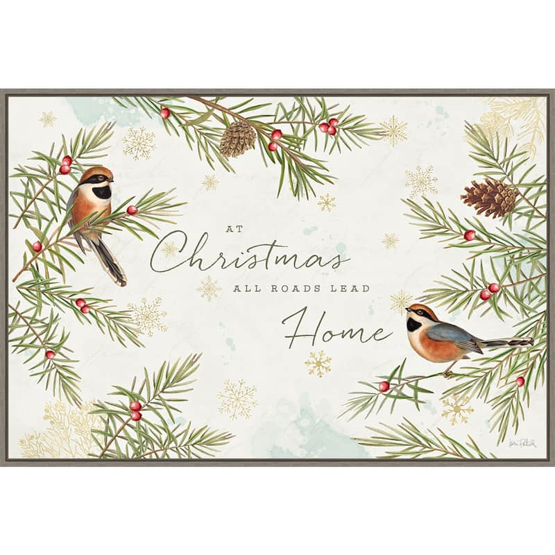 Christmas Tradition I by Katie Pertiet Framed Canvas Wall Art