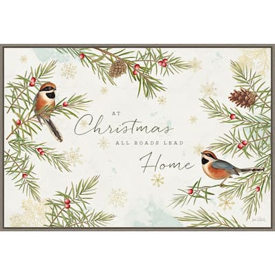 Christmas Tradition I by Katie Pertiet Framed Canvas Wall Art