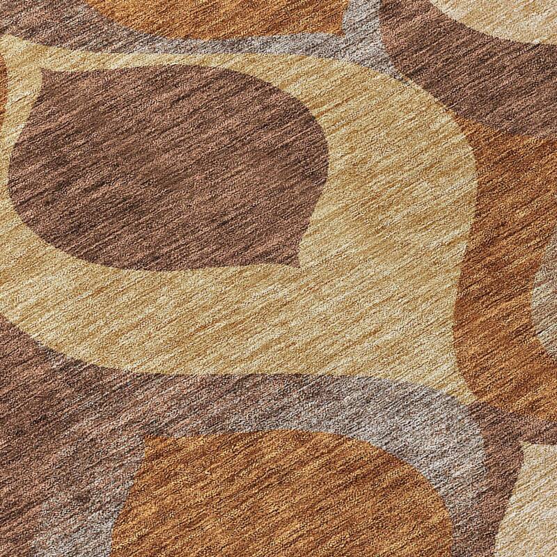 HomeRoots Ogee Transitional Rectangle Outdoor Rug