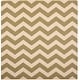 preview thumbnail 45 of 165, SAFAVIEH Courtyard Joycelyn Indoor/Outdoor Patio Rug 4' x 4' Square - Green/Beige