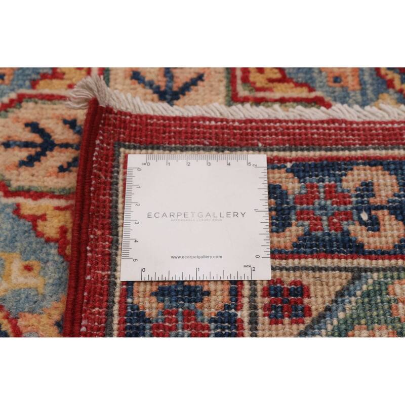 ECARPETGALLERY Hand-knotted Uzbek Ghazni Red Wool Rug - 8'11 x 12'1