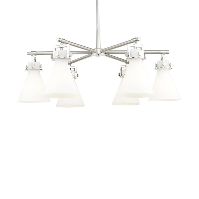 Innovations Lighting 411-6CR-16-26 Newton Cone Chandelier Newton Cone